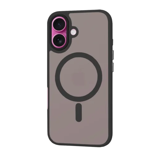  Techsuit - HaloFrost MagSafe sorozat - iPhone 16 Plus - Fekete tok - 3