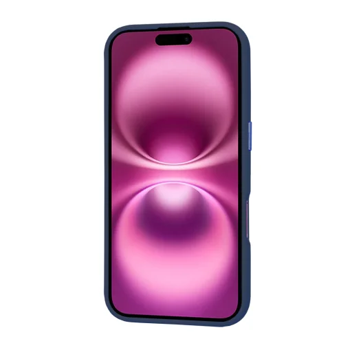  Techsuit - HaloFrost MagSafe Széria - iPhone 16 Plus - Mélykék tok - 2