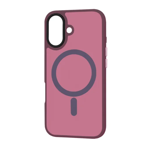 Techsuit - HaloFrost MagSafe sorozat - iPhone 16 Plus - Bordeaux tok - 4