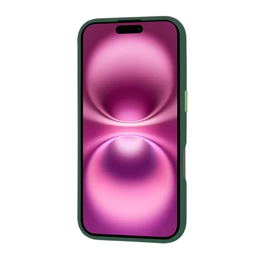  Techsuit - HaloFrost MagSafe Sorozat - iPhone 16 Plus - Éjféli Zöld tok - 2