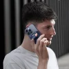  ESR - Prémium Pénztárca Mágneses MagSafe HaloLock (2K612) - Okos 3 Kártyás Tároló, Mesterséges Bőrből Készült - Kék Titán thumbnail