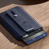  ESR - Prémium Pénztárca Mágneses MagSafe HaloLock (2K612) - Okos 3 Kártyás Tároló, Mesterséges Bőrből Készült - Kék Titán thumbnail