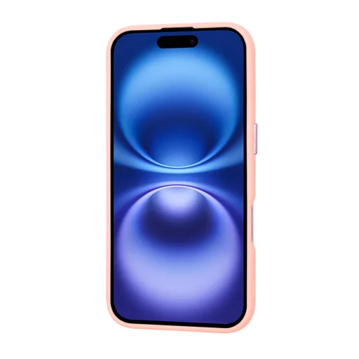  Techsuit - HaloFrost MagSafe Sorozat - iPhone 16 - Rózsaszín tok - 2