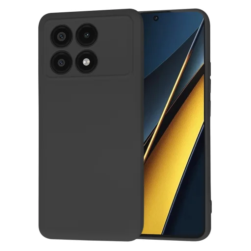  Techsuit - SoftFlex - Xiaomi Poco X6 Pro - Fekete tok - 1