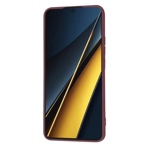  Techsuit - SoftFlex - Xiaomi Poco X6 Pro - Szilva Piros tok - 3