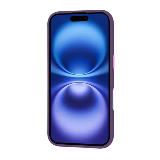  Techsuit - HaloFrost MagSafe Sorozat - iPhone 16 - Mély Lila tok - 2