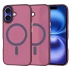  Techsuit - HaloFrost MagSafe sorozat - iPhone 16 - Bordeaux tok