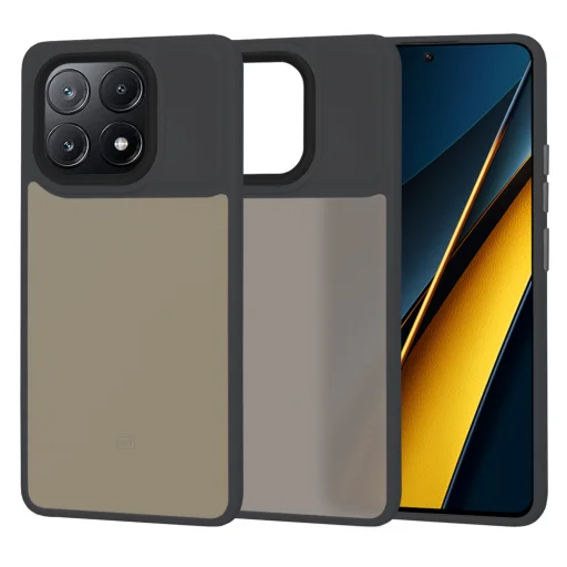  Techsuit - HaloFrost sorozat - Xiaomi Poco X6 Pro - Fekete tok - 1