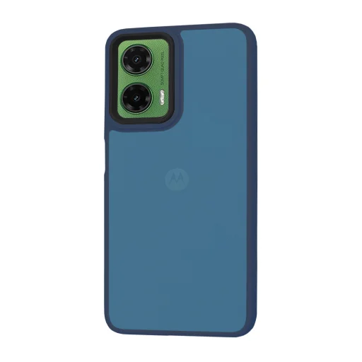 Techsuit - HaloFrost Széria - Motorola Moto G35 - Mélykék tok - 3
