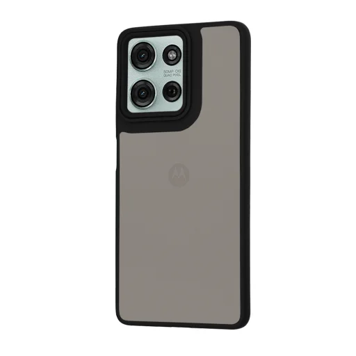  Techsuit - HaloFrost Széria - Motorola Moto G75 - Füst Fekete tok - 3