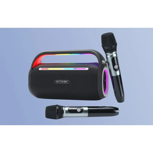  Hordozható Bluetooth Hangszóró Karaoke Blitzwolf BW-WA7 120W - 12