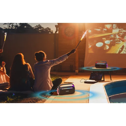  Hordozható Bluetooth Hangszóró Karaoke Blitzwolf BW-WA7 120W - 4