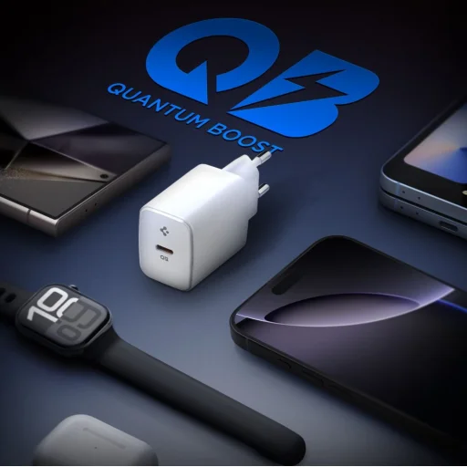 Spigen Essential Ee201eu 1-port hálózati töltő 20w fehér - 4