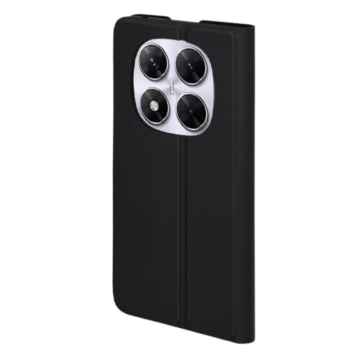  Techsuit - Magskin Könyv - Xiaomi Redmi Note 14 Pro 4G / Poco F7 - Fekete tok - 4