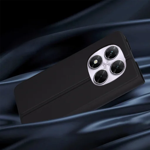  Techsuit - Magskin Könyv - Xiaomi Redmi Note 14 Pro 4G / Poco F7 - Fekete tok - 5