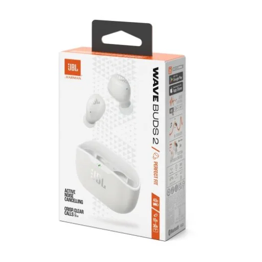 JBL Wave Buds 2 TWS Bluetooth fülhallgató Fehér EU - 3