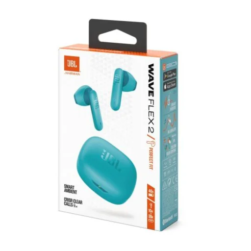 JBL Wave Flex 2 TWS Bluetooth slúchadlá modré EU - 4