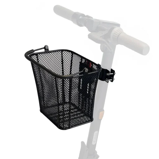 FSBKT-226 fekete bicikli / roller fém kosár kormányra - 1