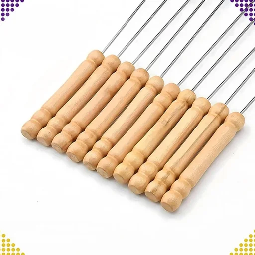 Nyársak fém pálcikák grillezéshez 30 cm RC-K-939 10 db - 2