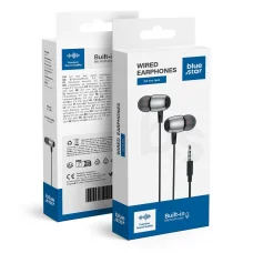 BLUE STAR vezetékes fülhallgató Jack 3,5 mm mikrofonnal M09 1,2 m fekete