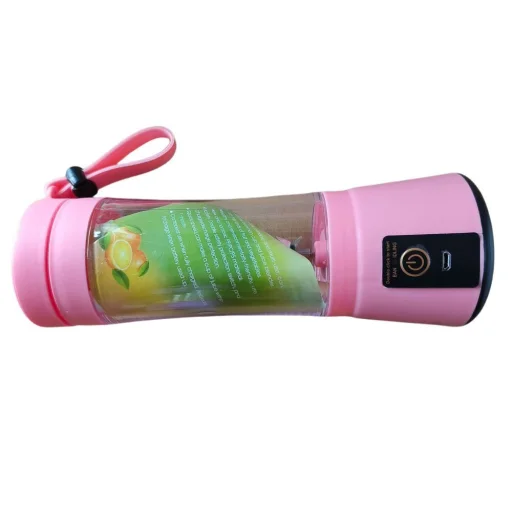 Hordozható friss gyümölcs turmixgép smoothie-khez 380 ml rózsaszín - 1