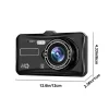 Car Dash Cam DVR-03 4,0 inches + hátsó kamera thumbnail
