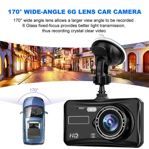Car Dash Cam DVR-03 4,0 inches + hátsó kamera - 12