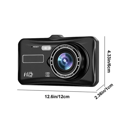 Car Dash Cam DVR-03 4,0 inches + hátsó kamera - 7