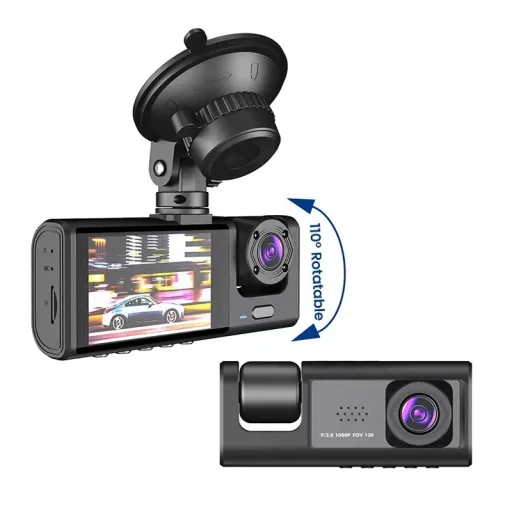 Car Dash Cam DVR-06 2,0 inches + hátsó kamera - 12