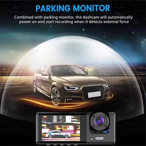 Car Dash Cam DVR-06 2,0 inches + hátsó kamera - 17