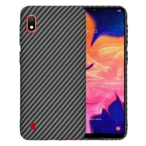  Techsuit - Carbonite FiberShell - Samsung Galaxy A10 - Fekete tok - 1