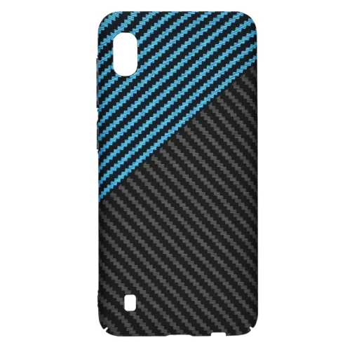  Techsuit - Karbonit Szálhéj - Samsung Galaxy A10 - Kék Impulzus tok - 7
