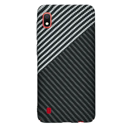  Techsuit - Carbonite FiberShell - Samsung Galaxy A10 - Lopakodó Szürke tok - 5
