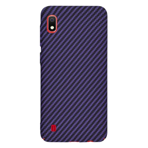  Techsuit - Karbonit Szálasburkolat - Samsung Galaxy A10 - Lila tok - 5