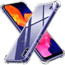  Techsuit - Ütésálló Átlátszó Szilikon Tok - Samsung Galaxy A10 - Átlátszó tok