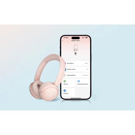 Wireless Headphones 1MORE Mini HQ20, ANC (pink) - 10