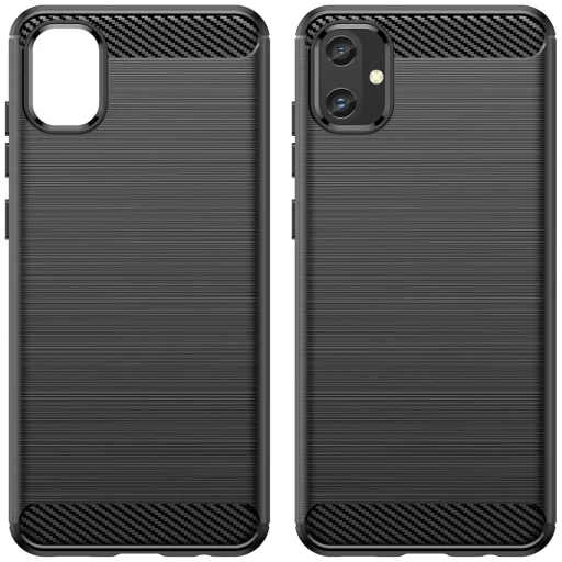  Techsuit - Karbon Szilikon - Samsung Galaxy A05 - Fekete tok - 2
