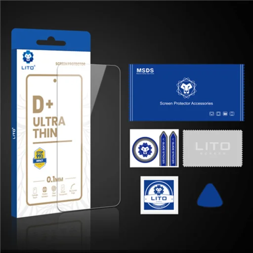  Samsung Galaxy S24 Plus / S25 Plus Átlátszó Lito D+ Ultra Vékony üvegfólia - 4