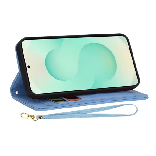 Techsuit - FlipCraft - Samsung Galaxy S25 Plus - Vibráló Kék tok - 4