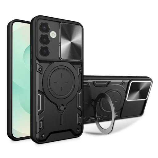 Techsuit - CamGuard Pro - Samsung Galaxy S25 Plus - Fekete tok - 1