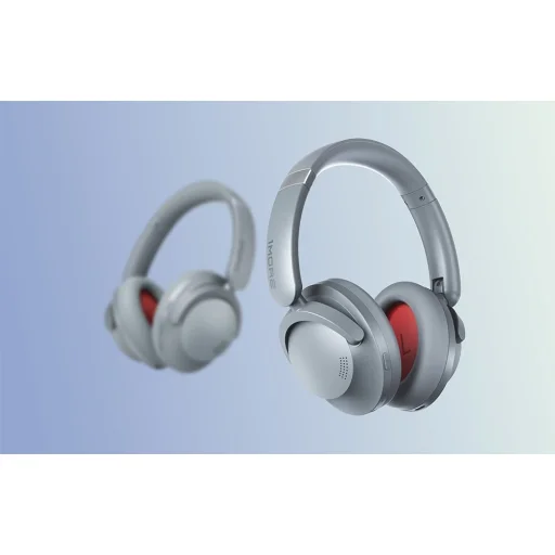 Vezeték nélküli Over-Ear fejhallgató 1MORE SonoFlow Pro HQ51, ANC (ezüst) - 7
