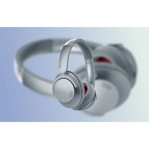 Vezeték nélküli Over-Ear fejhallgató 1MORE SonoFlow Pro HQ51, ANC (ezüst) - 9