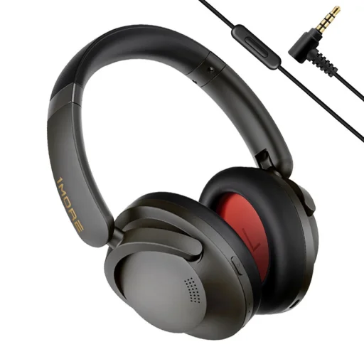 Wireless Over-Ear Headphones 1MORE SonoFlow SE HQ31, ANC (matte grey) - 1