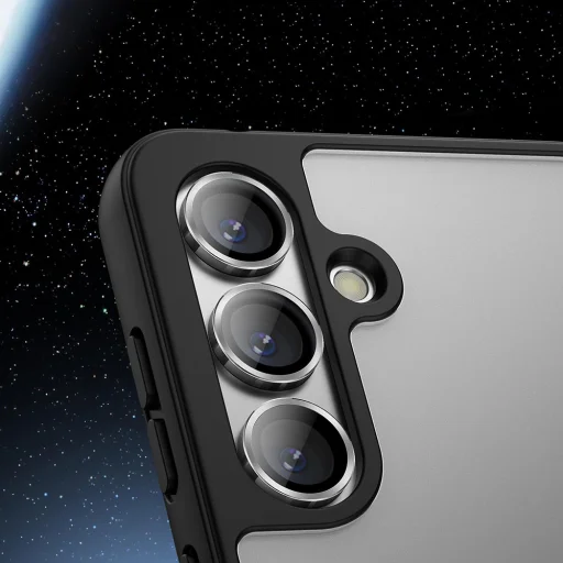  Lito - S+ Kamera Üveg Védő - Samsung Galaxy S25 Plus - Fekete üvegfólia - 5