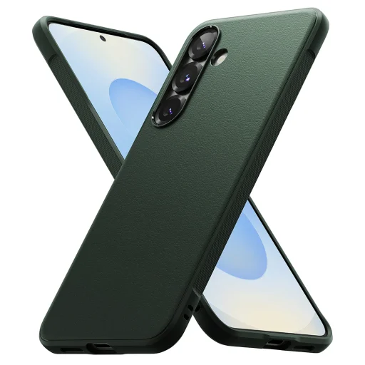  Ringke - Onyx - Samsung Galaxy S25 Plus - Sötétzöld tok - 3