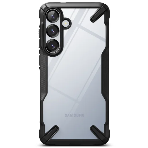  Ringke - Fusion X - Samsung Galaxy S25 - Fekete tok - 3