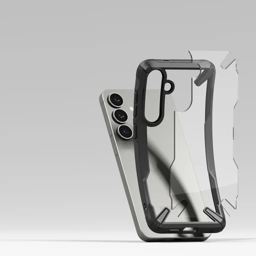  Ringke - Fusion X - Samsung Galaxy S25 - Fekete tok - 5