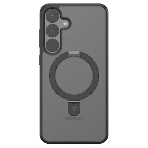 Torras - Ostand Sorozat - Samsung Galaxy S25 - Fekete tok - 2