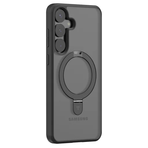 Torras - Ostand Sorozat - Samsung Galaxy S25 - Fekete tok - 1
