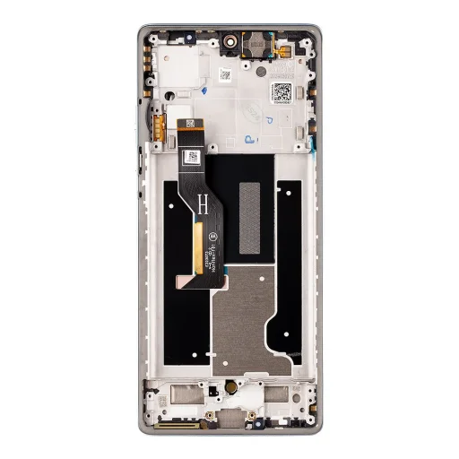 Motorola Edge 50 Fusion LCD kijelző + érintőegység + előlapi burkolat Marshmallow Kék (Szervíz csomag) - 2